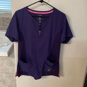 Koi scrub top
